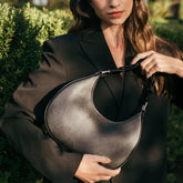 D Bag - Black Leather